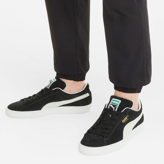 puma classic black suede