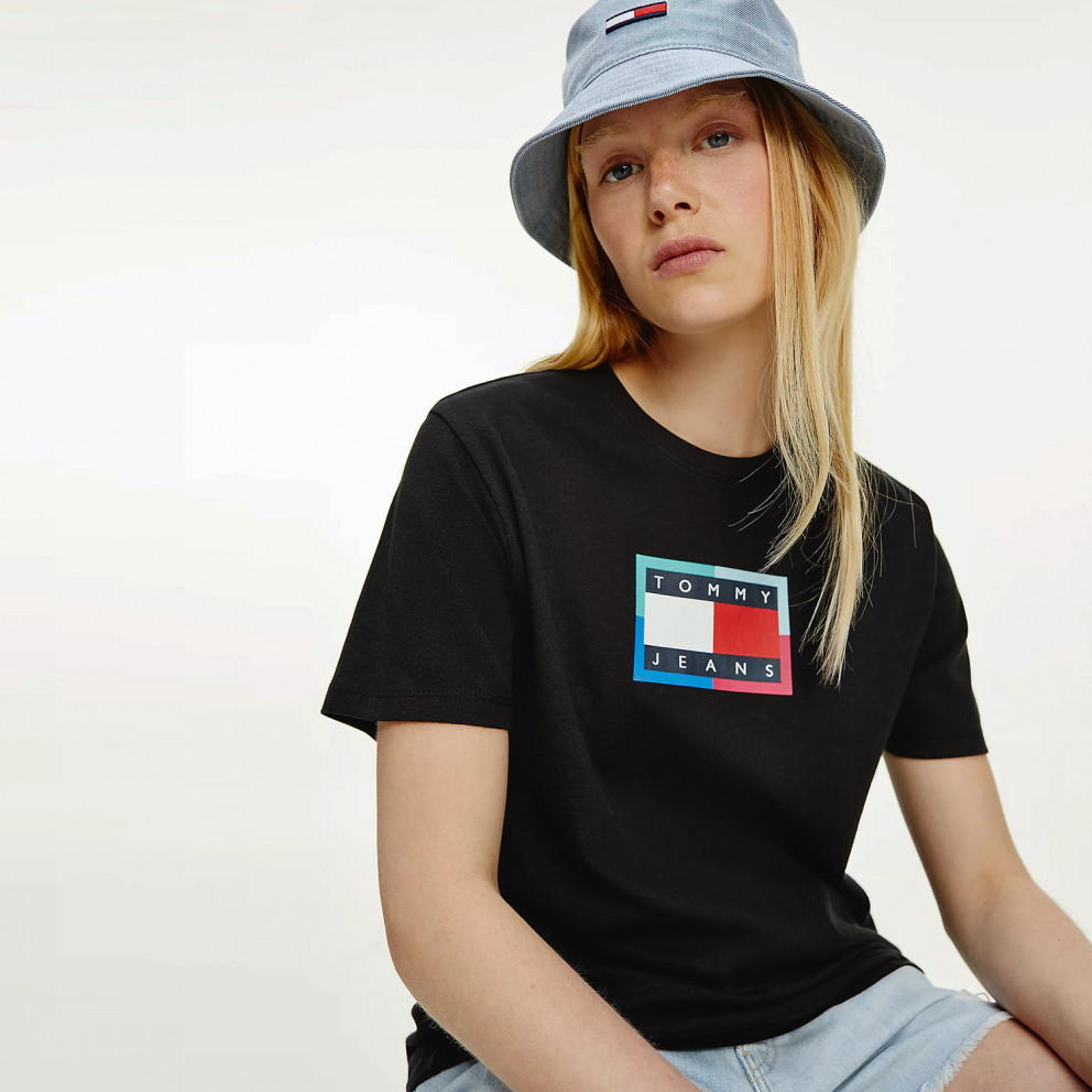 Tommy Jeans Relaxed Dye Flag Women's T-shirt