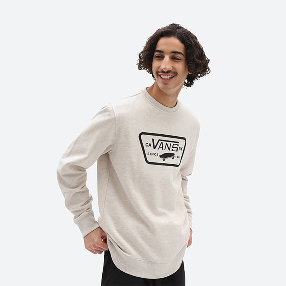 Vans Full Patch Crew I Oatmeal Heat Ανδρική Μπλούζα με Μακρύ Μανίκι