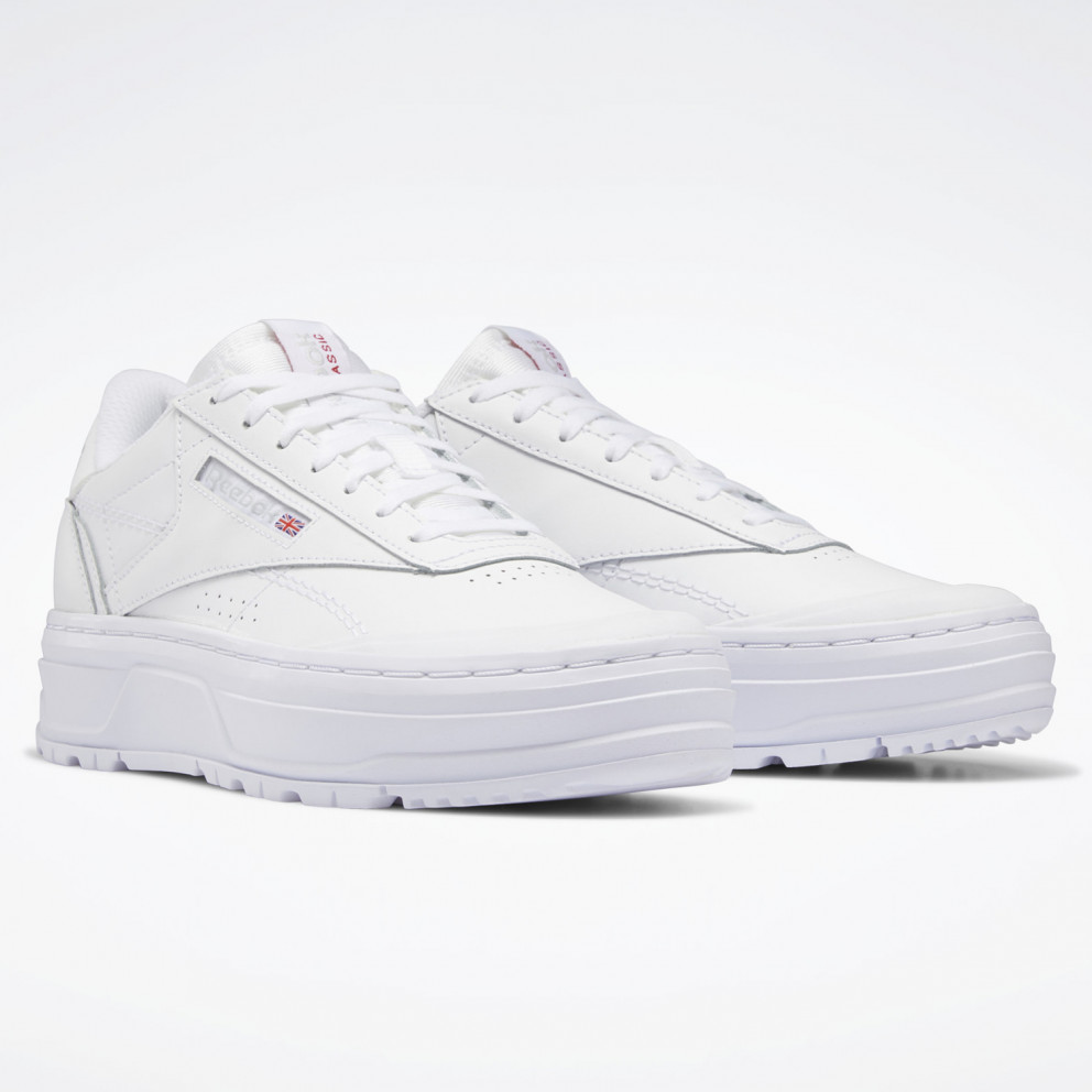 reebok club c double geo women's sneaker tan