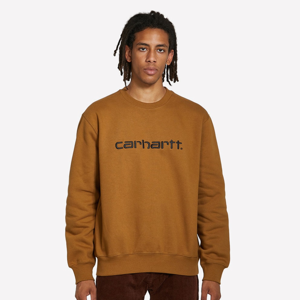 brown and black sweatshirt