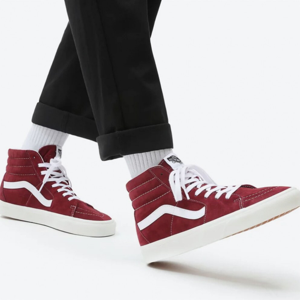 vans sk8 hi maroon