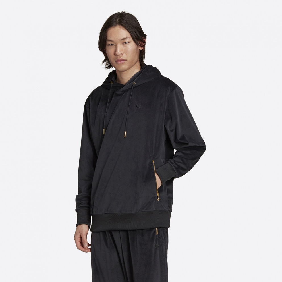 adidas Originals Adicolor Velour Ανδρική Μπλούζα με Κουκούλα