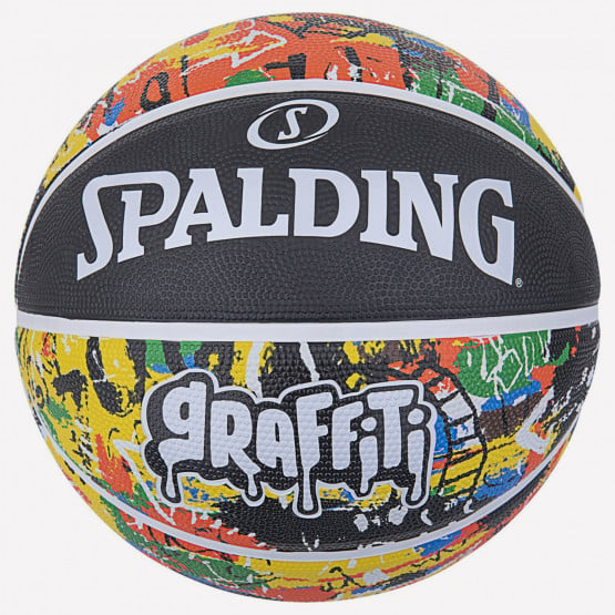 Spalding Rainbow Graffiti Sz7 Rubber Basketball