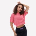 Fila Paisley Jacquard Γυναικείο Crop T-Shirt