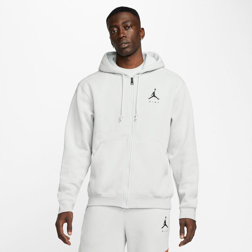 grey and white jordan jacket