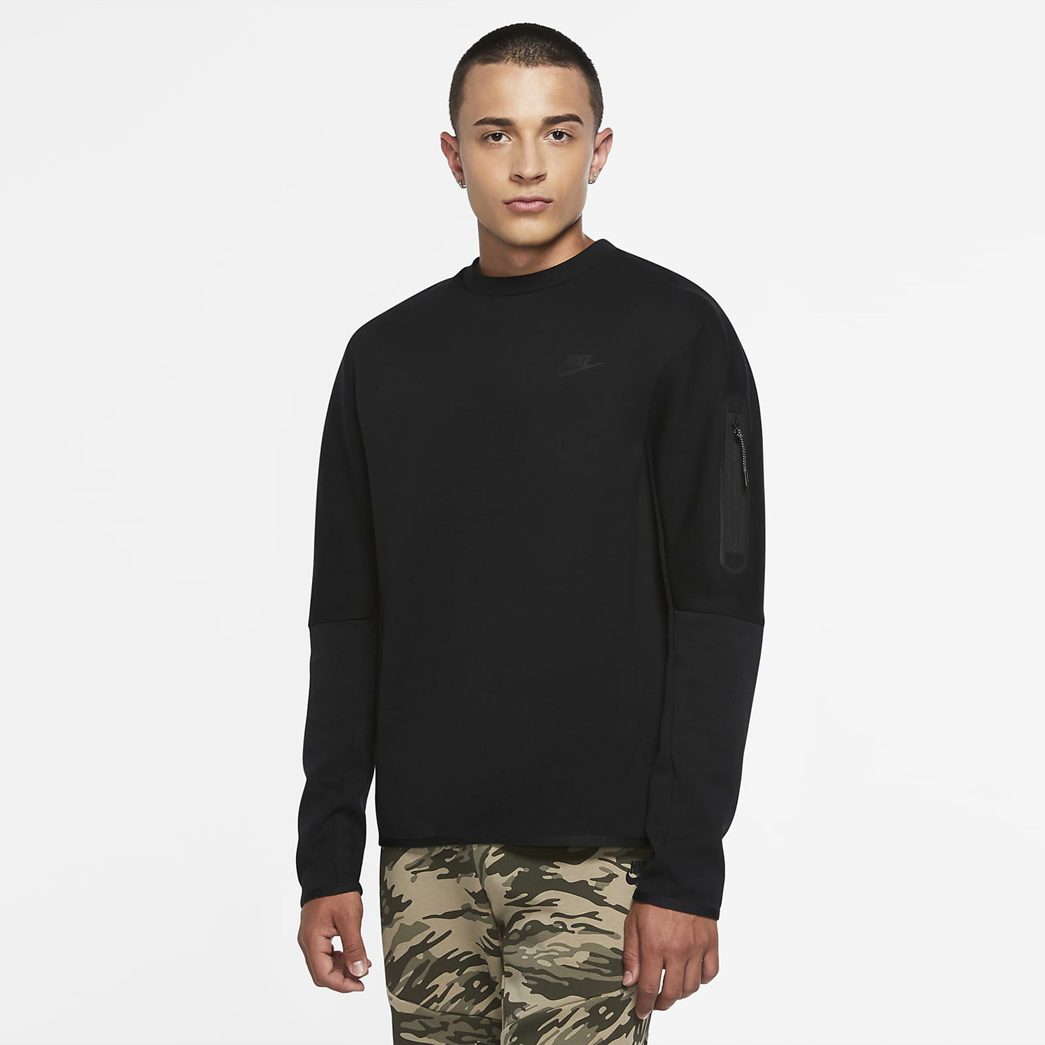 Nike Sportswear Tech Fleece Ανδρική Μπλούζα Φούτερ (9000080384_1470)