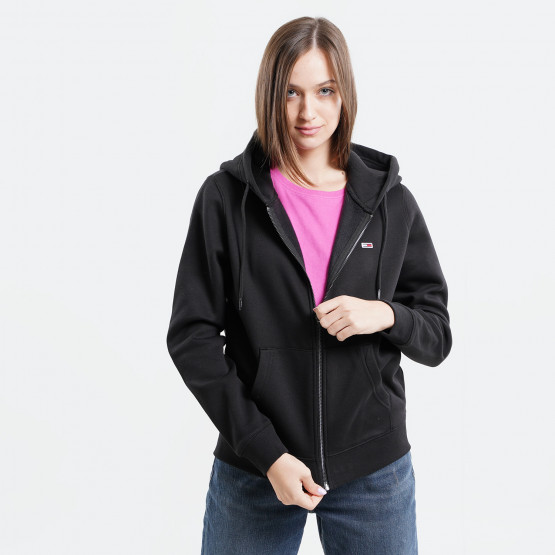 Tommy Jeans Zip Through Γυναικεία Ζακέτα με Κουκούλα