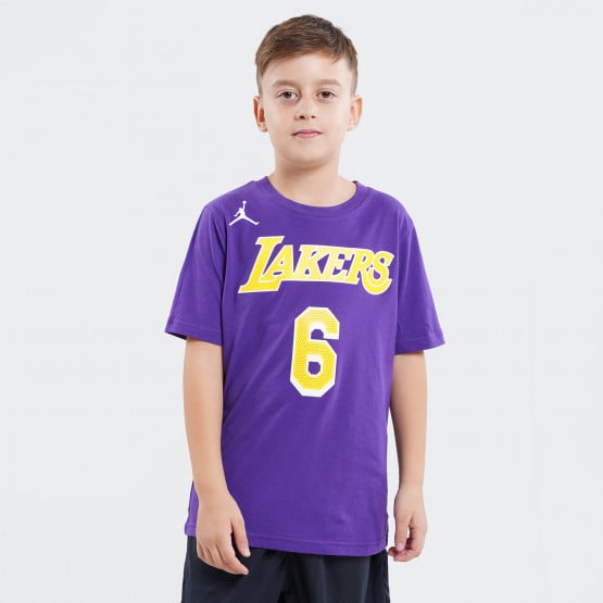 Jordan NBA Los Angeles Lakers Lebron James Παιδικό T-Shirt