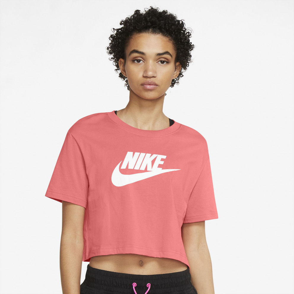 Nike Sportswear Essential Γυναικεία Crop Top Μπλούζα