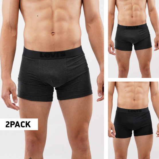 Levis Men Logo Aop Boxer Brief 2-Pack Men's Trunks