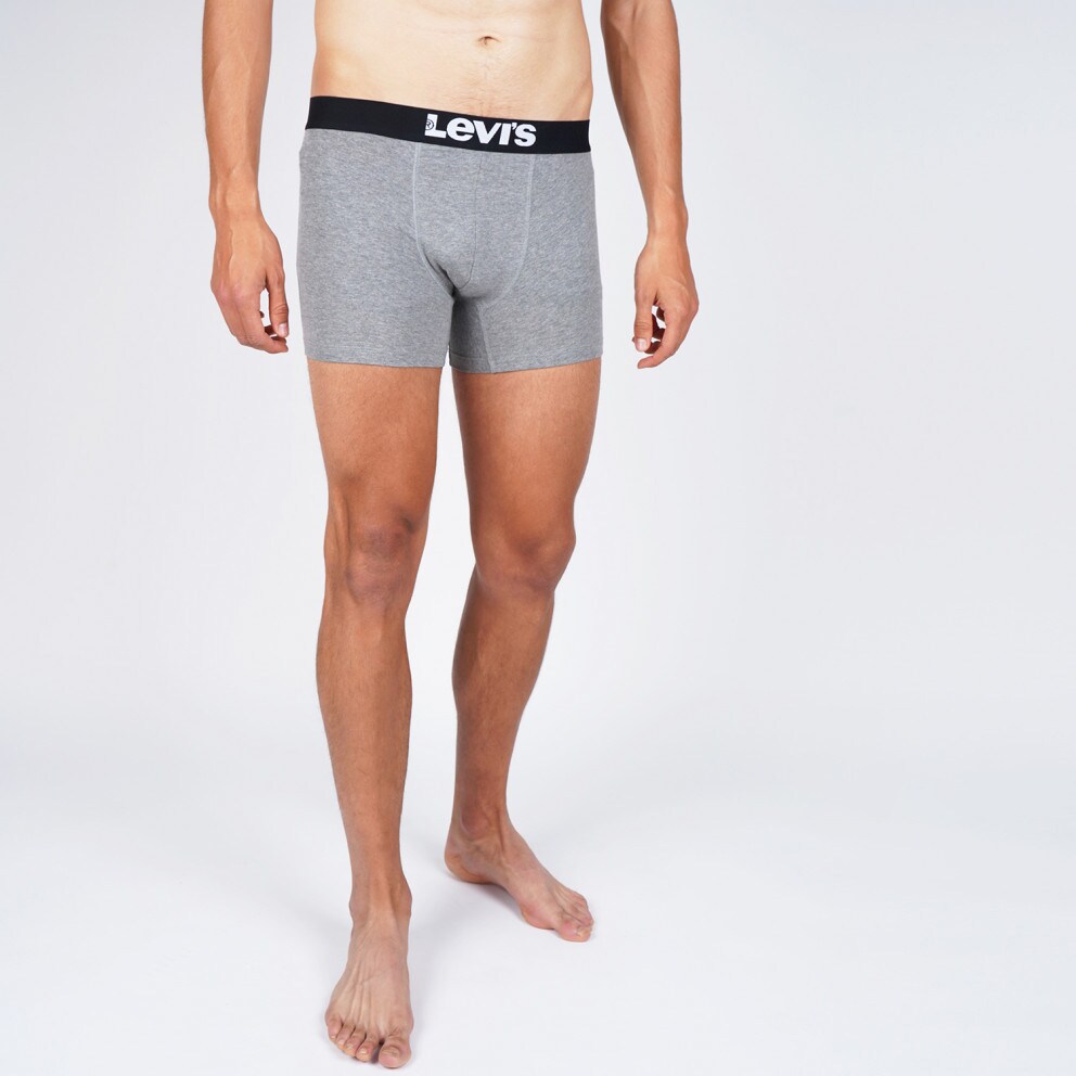 Levi's Men's Solid Basic 2-Pack Boxers