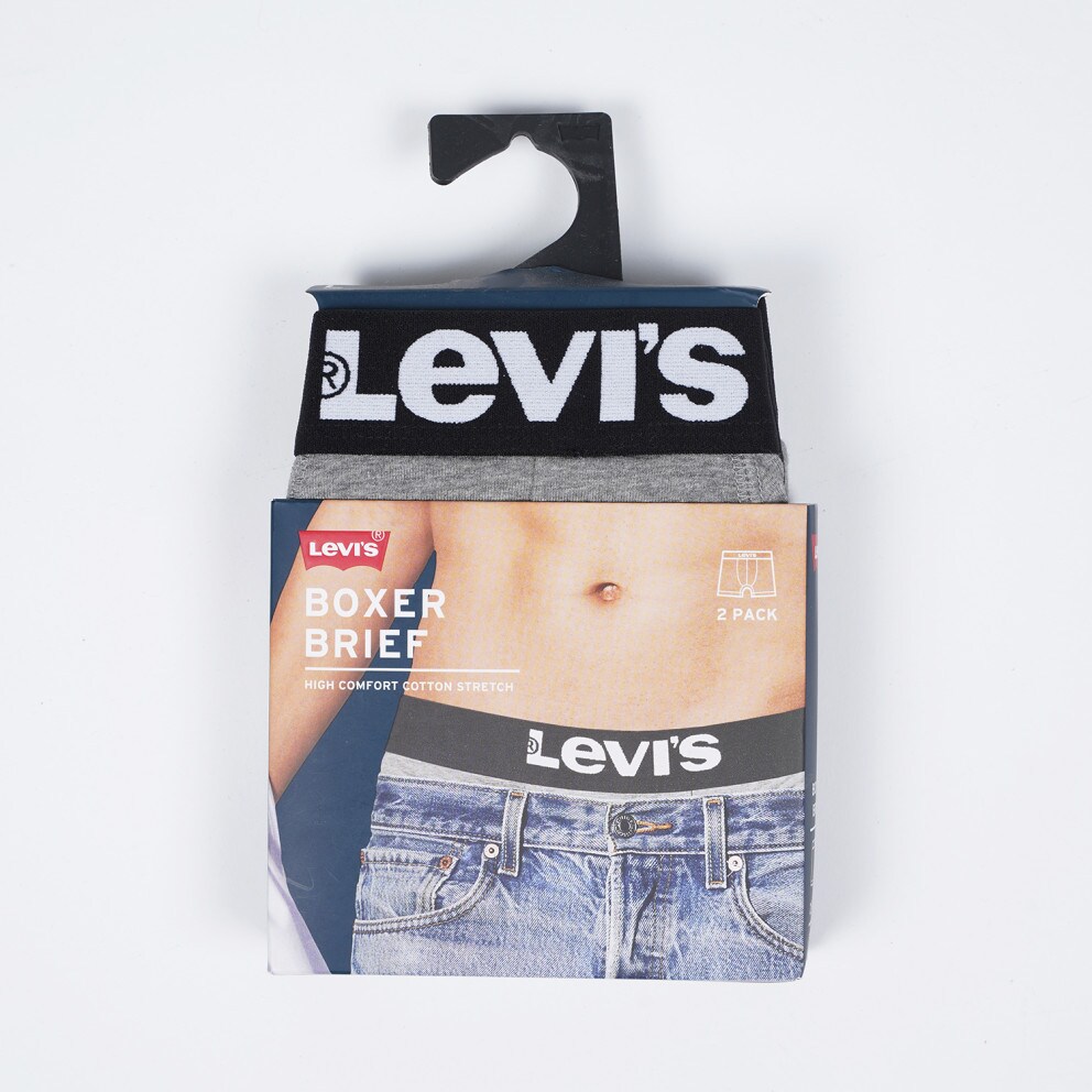 Levi's Men's Solid Basic 2-Pack Boxers