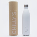 Chilly's Mono Matte White Ανοξείδωτο Μπουκάλι Θερμός 750ml