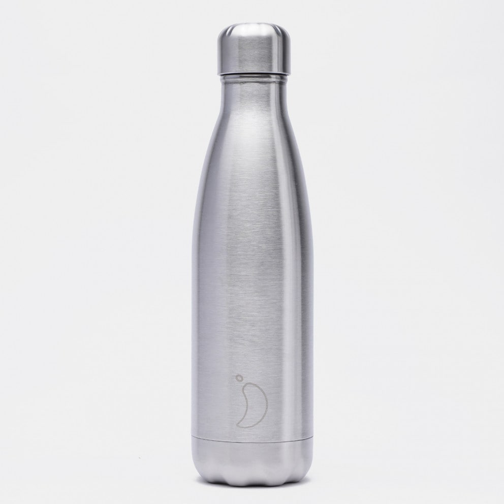 Chilly's Metal Original Silver Ανοξείδωτο Μπουκάλι Θερμός 0,5 L