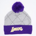 Mitchell & Ness Quilted Pom Beanie Los Angeles Mens' Beanie