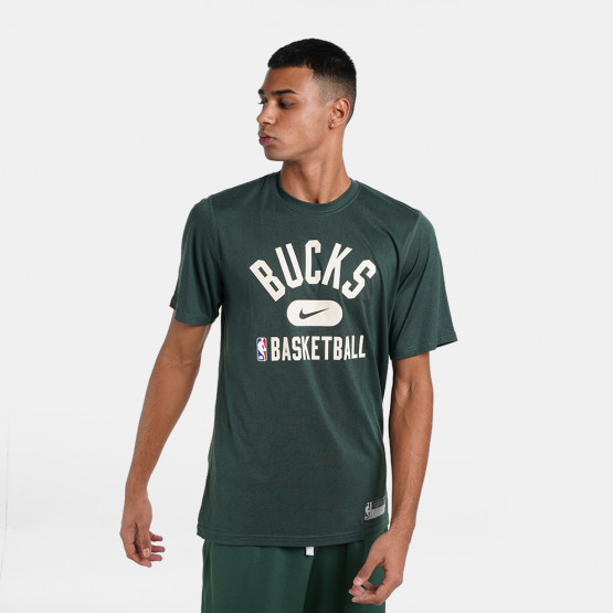 Nike NBA Μilwaukee Βucks Dri-FIT Ανδρικό T-shirt