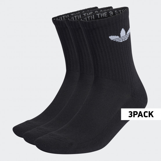 adidas Originals Cushioned Trefoil 3-Pack Unisex Socks