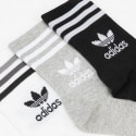 adidas Originals Mid Cut Crew Κάλτσες 3Pack