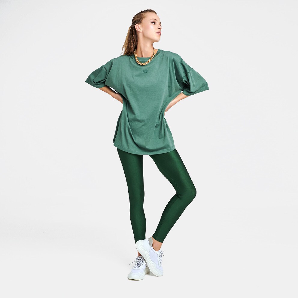 PCP Dark Green Shiny Jacqueline Leggings 