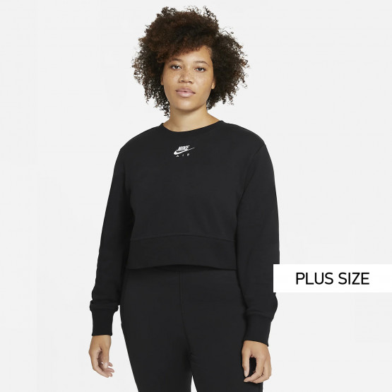 Nike Air Plus Size Γυναικεία Μπλούζα Φούτερ