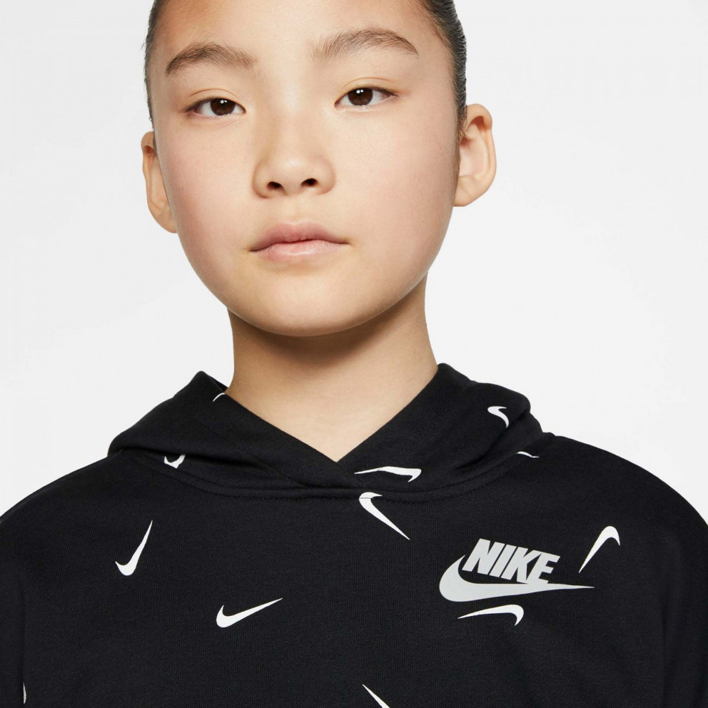 Nike Sportswear Aop Crop Παιδικό Φούτερ