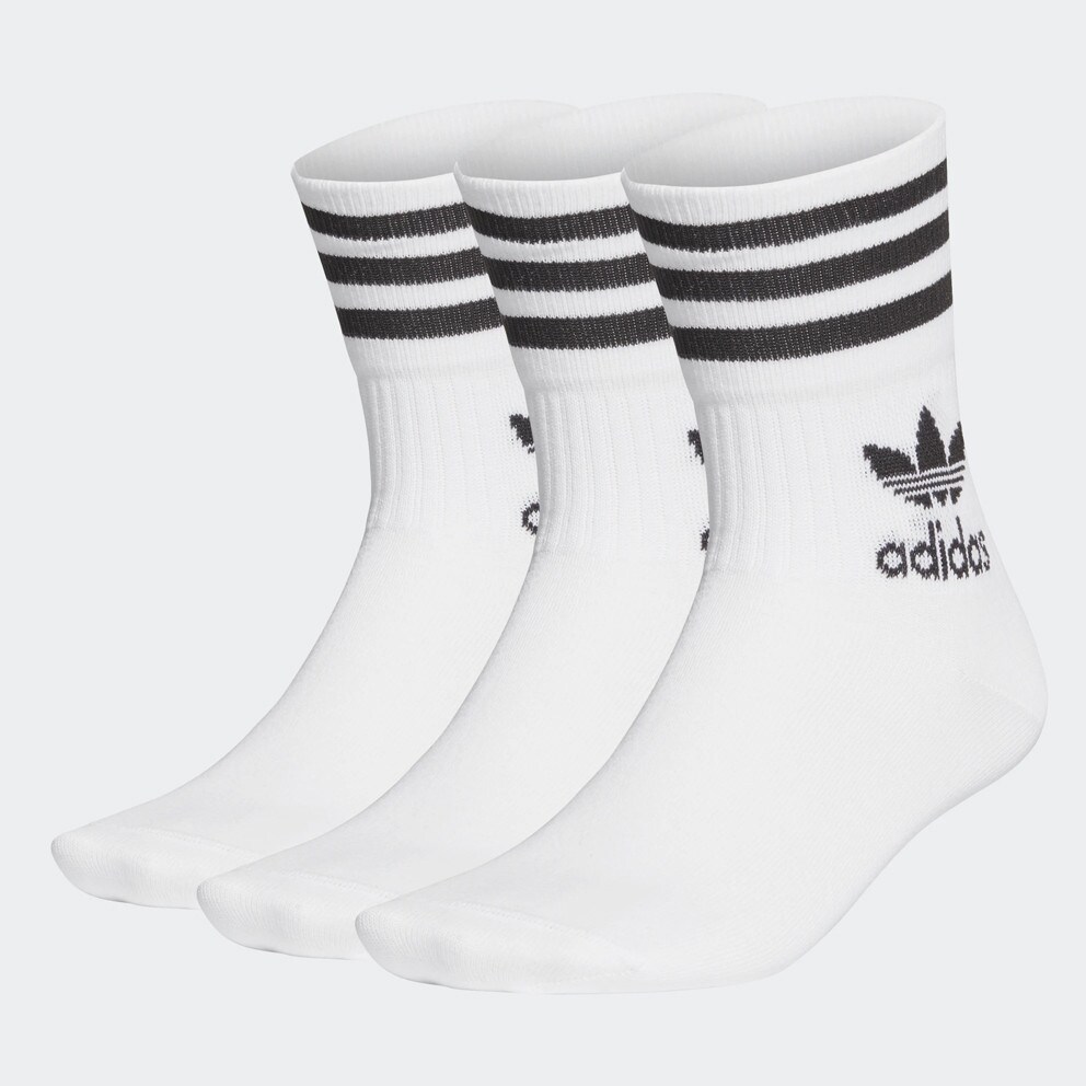 adidas Originals Mid Cut Unisex Κάλτσες 3-Pack