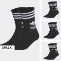 adidas Originals Mid Cut Crew 3-Pack Unisex Socks
