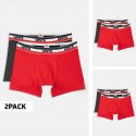 Levi's Men's Logo 2 Pack Boxers