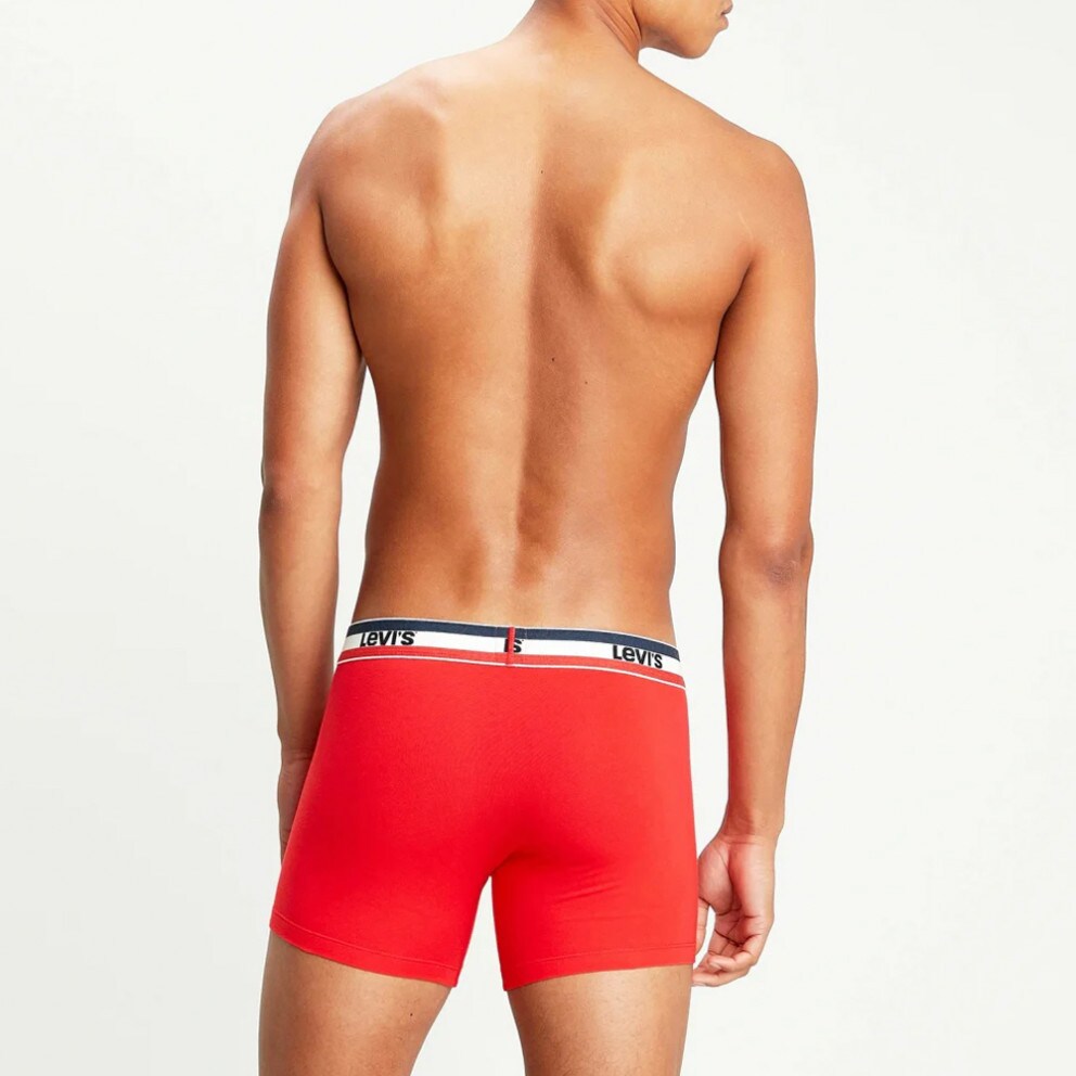 Levi's Men's Logo 2 Pack Boxers