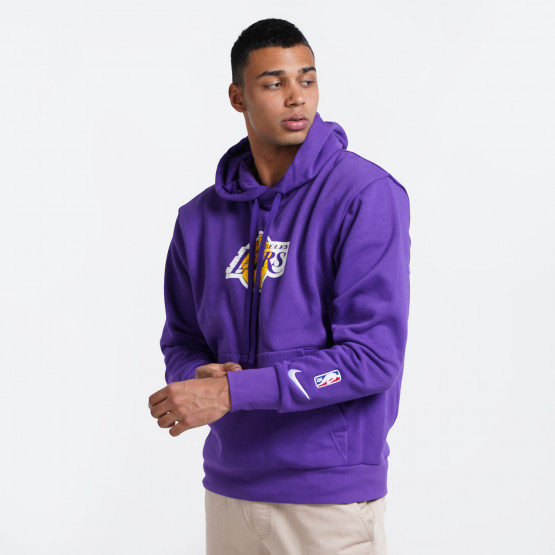Nike NBA Los Angeles Lakers Essential Ανδρική Μπλούζα με Κουκούλα
