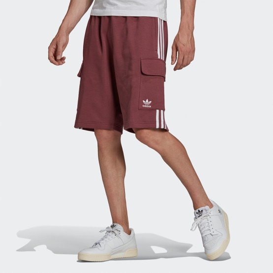burgundy adidas shorts