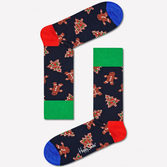 Happy Socks 1-Pack Gingerbread Cookies Unisex Socks Gift Box