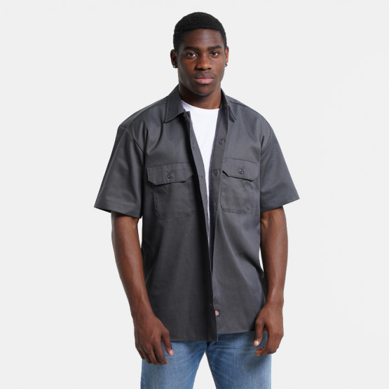 Dickies Work Shirt Ss Rec Charcoal Grey