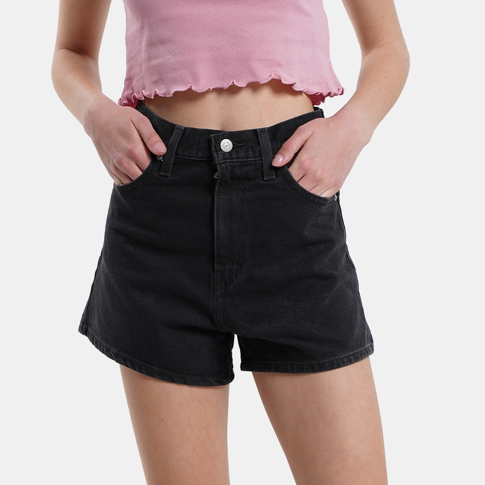 Levi's High Waisted Mom Women's Shorts Black A1965-0000