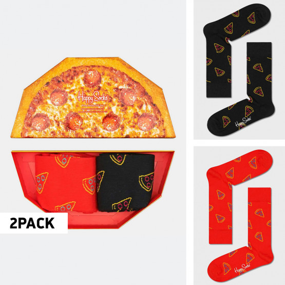 Happy Socks 2-Pack Pizza Socks Gift Set
