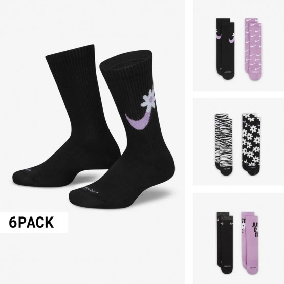 Nike Everyday Plus Cushioned 6-Pack Kids' Socks