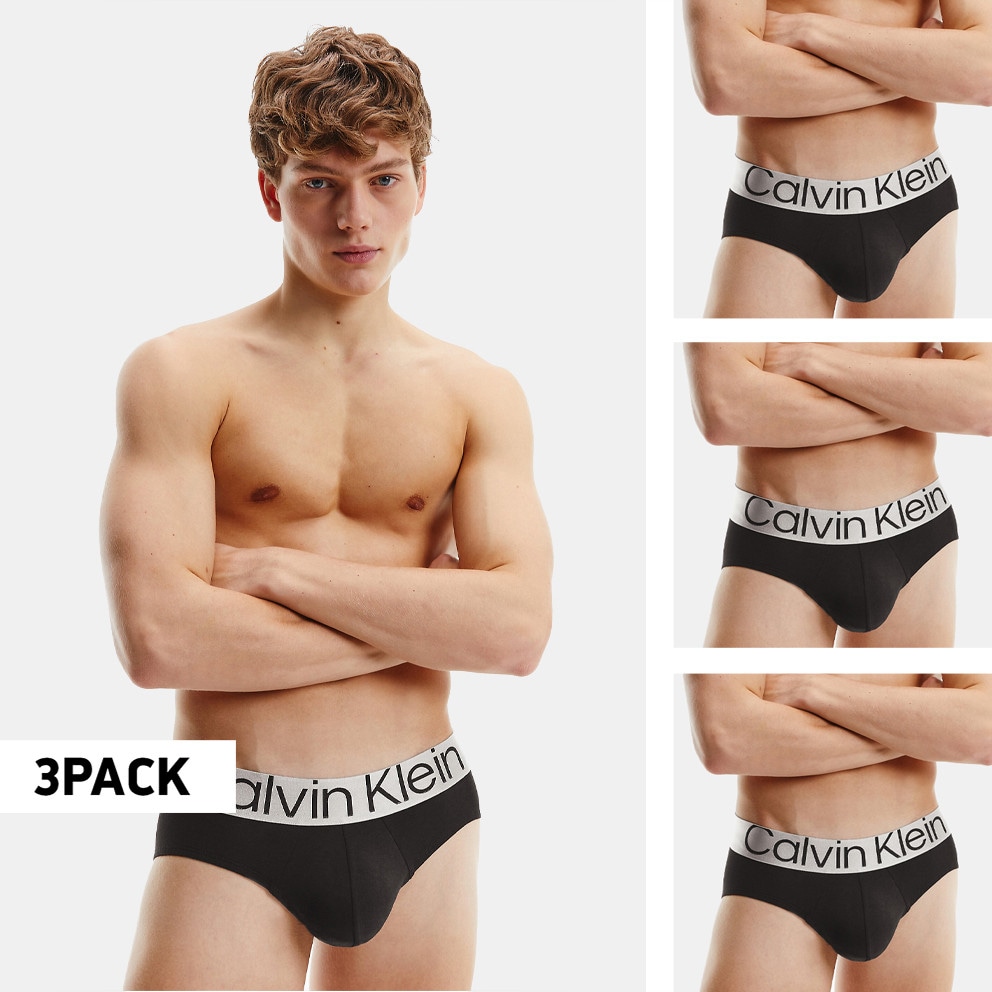 Calvin Klein Hip 3-Pack Men's Briefs Black NB3129A-7V1