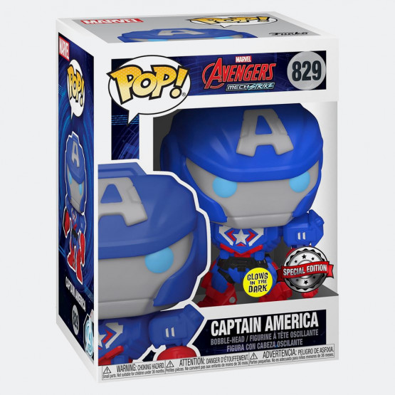 Funko Pop! Marvel: Avengers Mechstrike - Captain America Figure