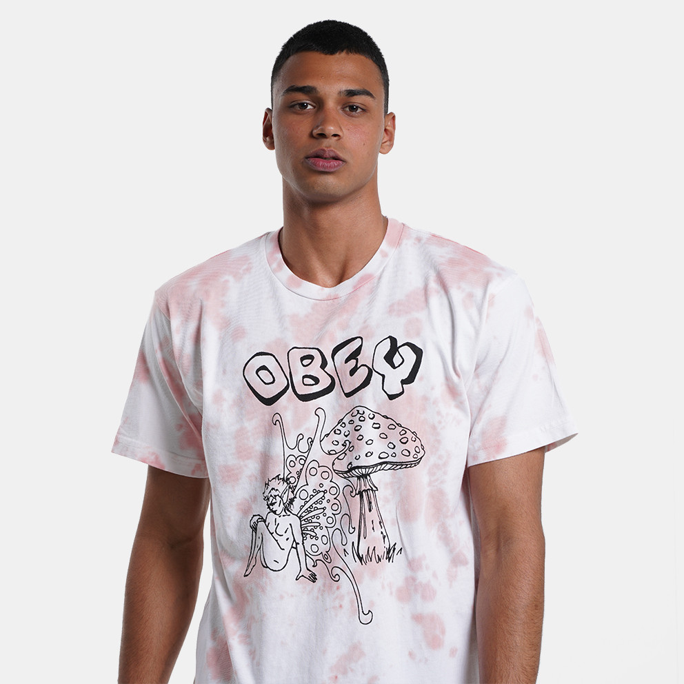 Obey Fairy & Mushroom Tie Dye Ανδρικό T-shirt