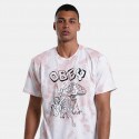 Obey Fairy & Mushroom Tie Dye Men's T-shirt