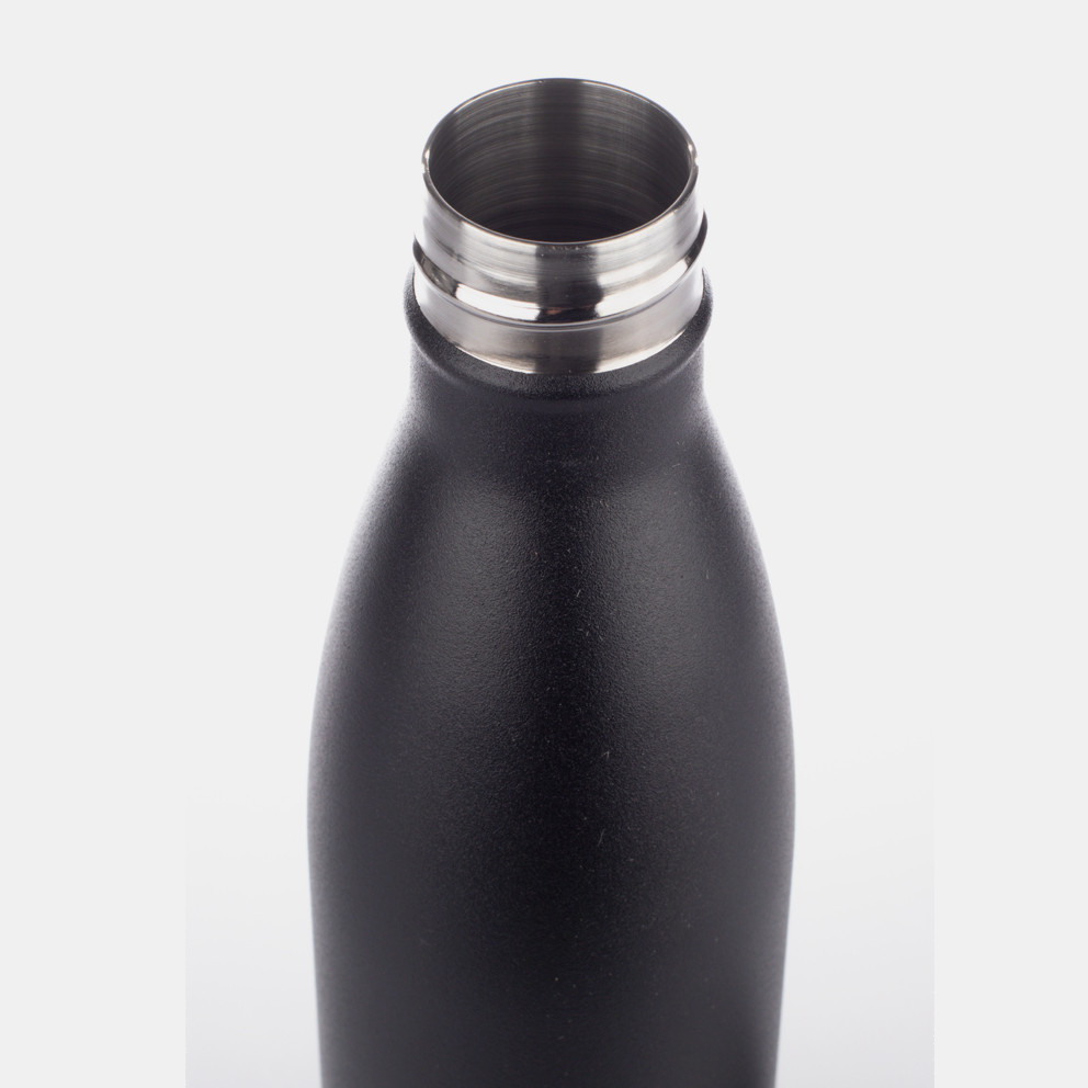 Chilly's Matte Black Ανοξείδωτο Μπουκάλι Θερμός 0,5 L