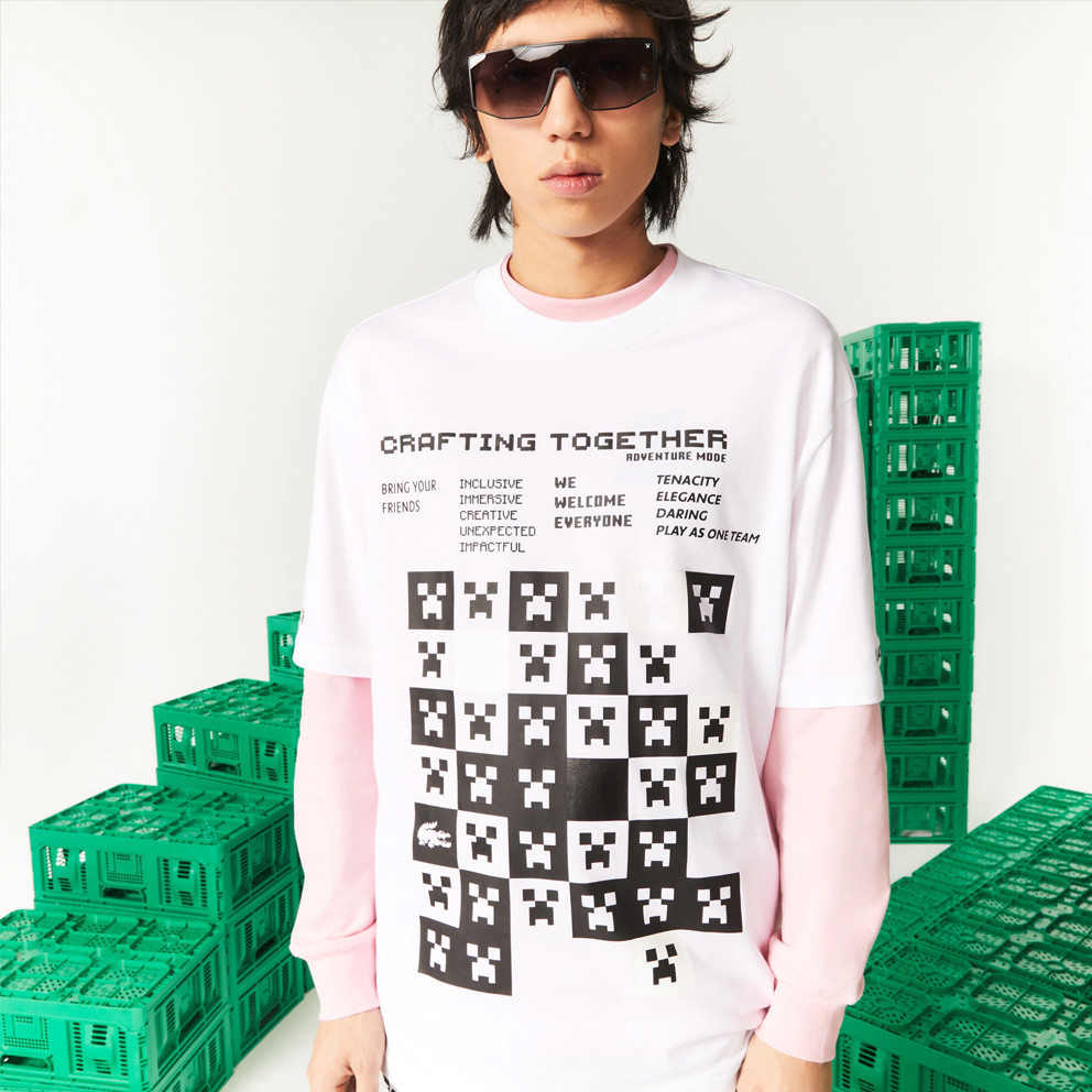 Lacoste Minecraft L!VE Collab Ανδρικό T-Shirt (9000108247_1539) 90001082471539