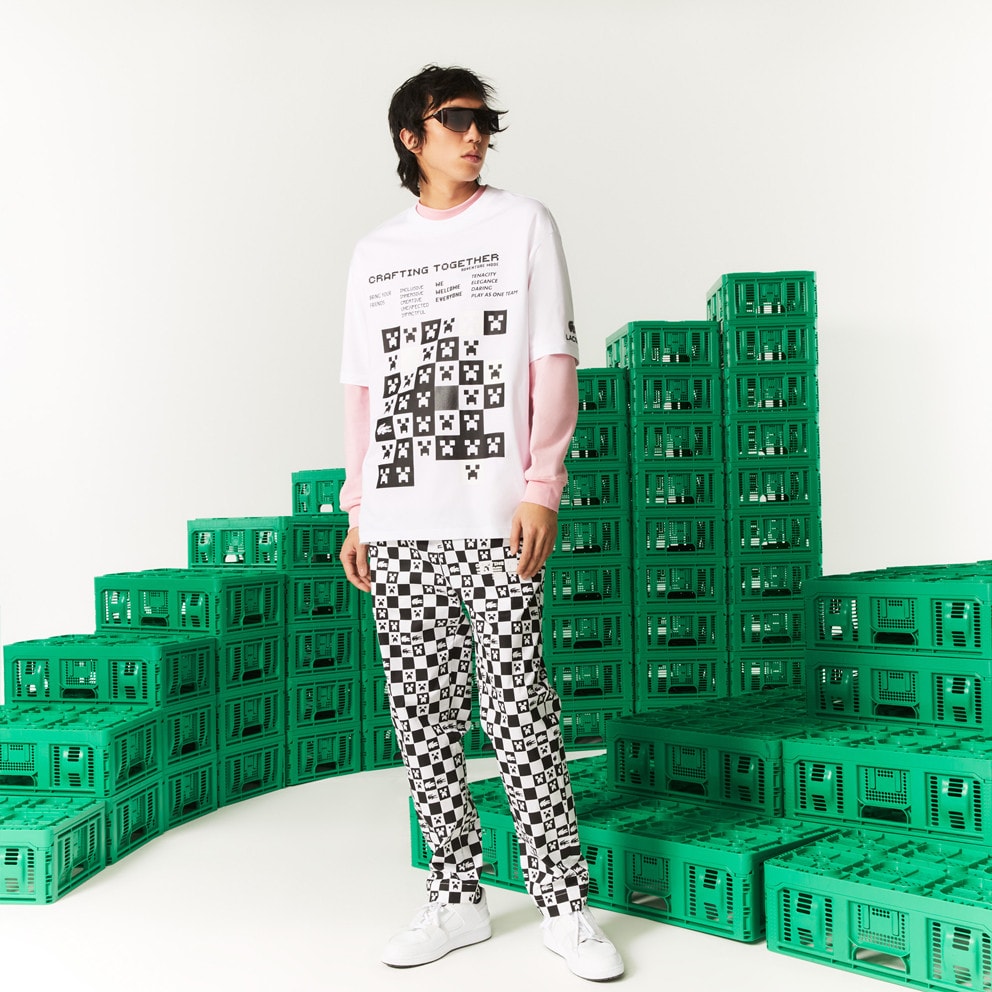 Lacoste Minecraft L!VE Collab Men's T-Shirt