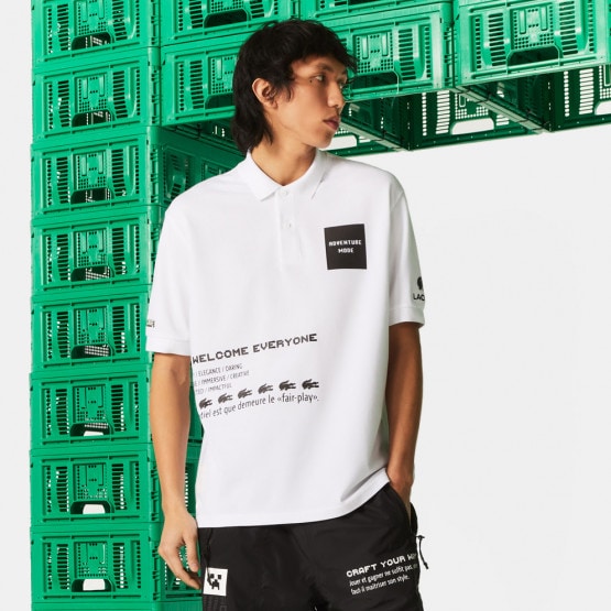 Lacoste L!VE x Minecraft Ανδρικό Πόλο T-Shirt