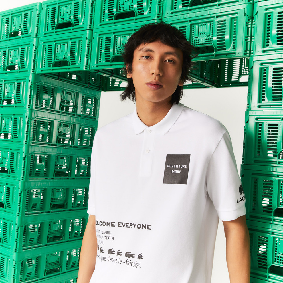 Lacoste L!VE x Minecraft Ανδρικό Πόλο T-Shirt