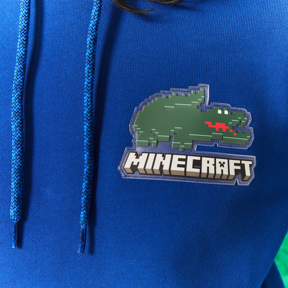 Lacoste x Minecraft Unisex Μπλούζα με Κουκούλα