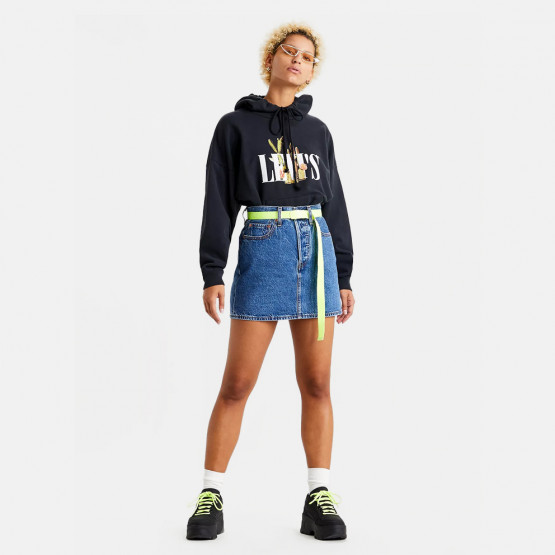 Levis Ribcage Skirt Now And Then Γυναικεία Τζιν Φούστα