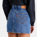 Levis Ribcage Skirt Now And Then Γυναικεία Τζιν Φούστα