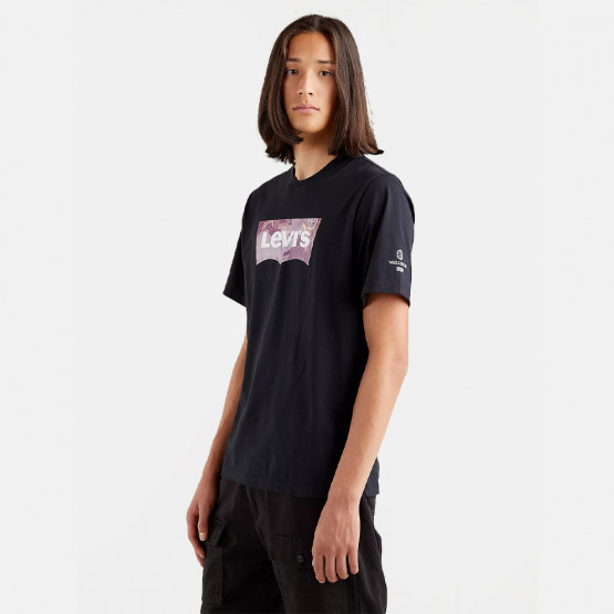 Levis Ss Relaxed Fit Tee Bw Earth Caviar Grap